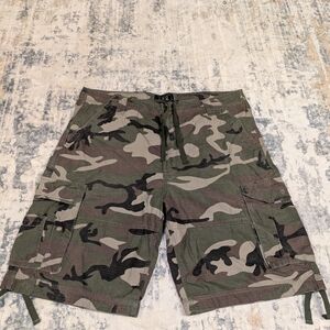 🤑Champs Green Camouflage Cargo Shorts